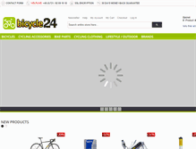 Tablet Screenshot of bicycle24.com